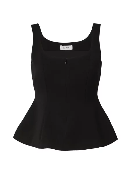 La Pajé Top Peplum' negru