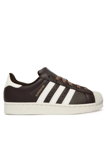 Кроссовки Adidas Superstar коричневые