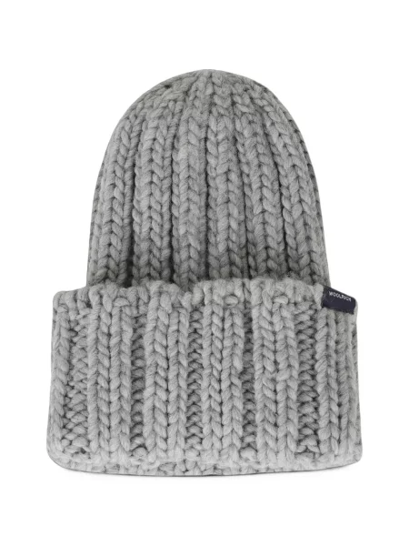 Căciulă Woolrich tricotate chunky gri