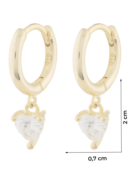 Liu Jo Cercei auriu / transparent