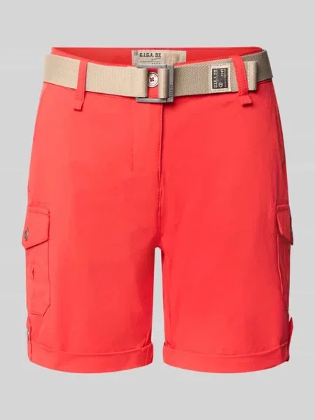 Szorty z efektem chłodzenia Hydrocool i pasek G.i.g.a. Dx czerwone