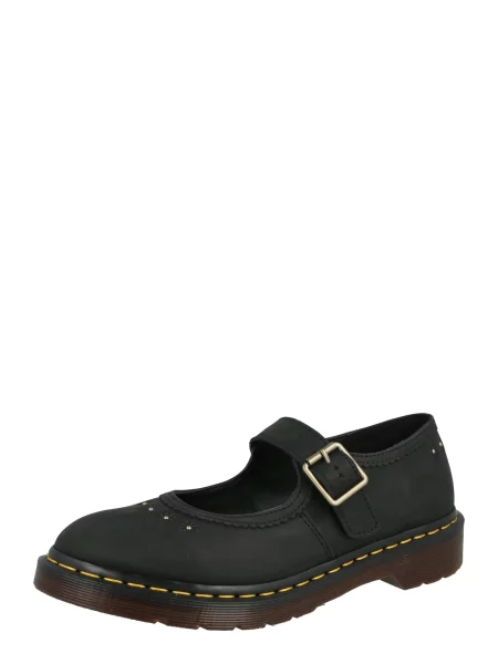 Dr. Martens Balerini cu curea glezna Flower' negru