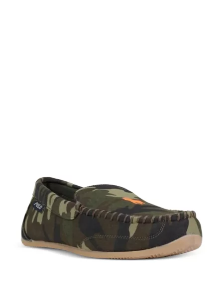 Pantofi loafer Polo Ralph Lauren cu imagine cu cataramă cu model camuflaj verde
