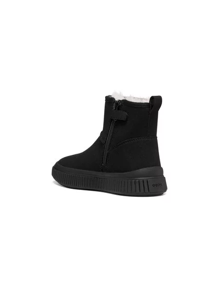 Čižmy Geox J Laquinny Girl M čierna
