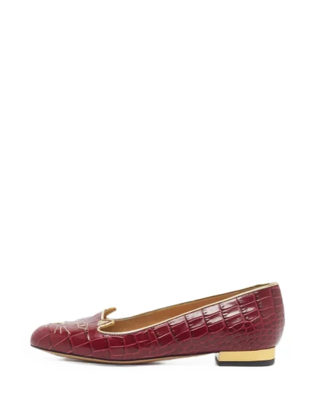 Pantofi loafer Charlotte Olympia roșu