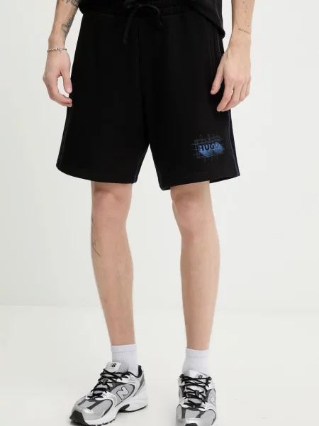 Hugo Blue pantaloni scurti din negru