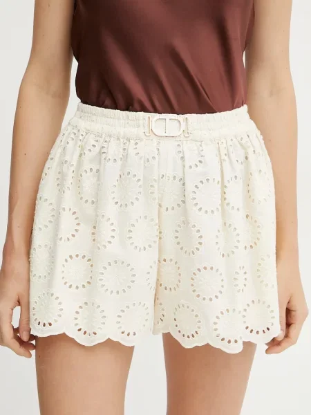 Twinset pantaloni scurți din bej