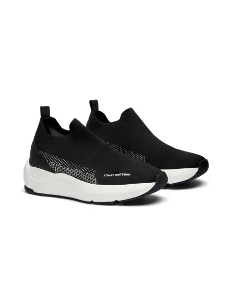 Sneakersy Stuart Weitzman wsuwane czarne