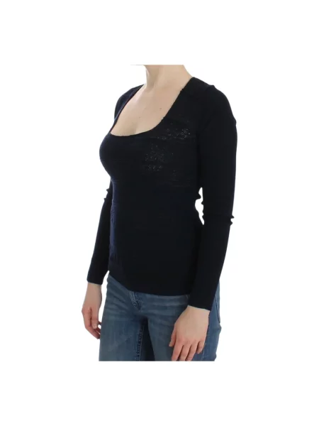 Sweter Ermanno Scervino wełniany niebieski