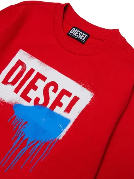 Bluza dziecięca Diesel czerwona