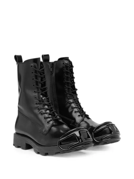 Боти Diesel с връзки с дантела черно