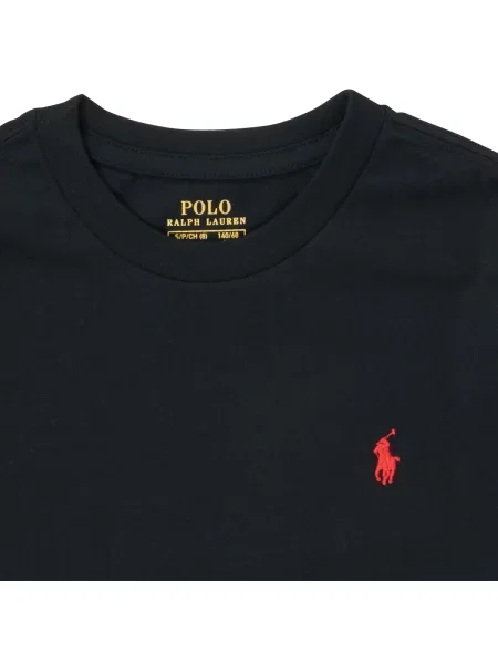 Majica Polo Ralph Lauren s vezom crna