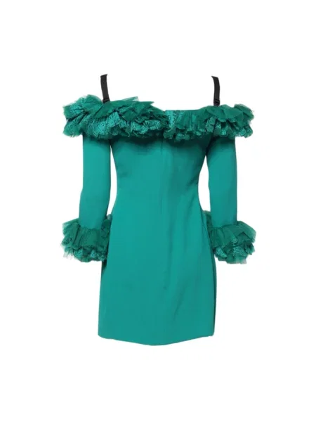Sukienka mini Dolce And Gabbana zielona
