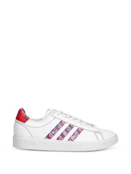 Lung papuci Adidas cu mâneci lungi cu dungi albastru