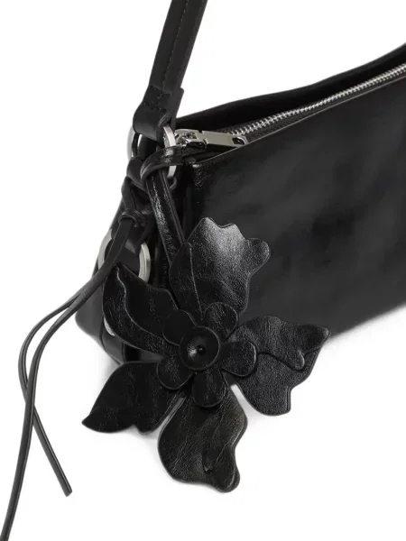 Pandantiv Desigual cu model floral negru