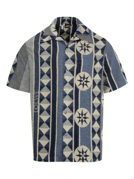 Къс риза Loewe синьо