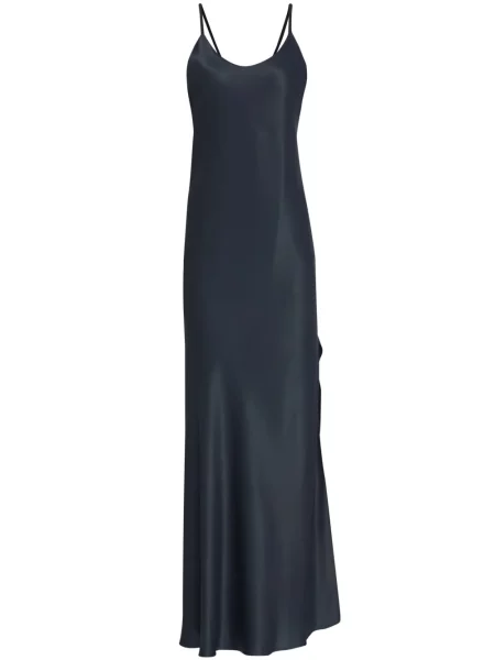 Rochie maxi Gloria Coelho de costum albastru