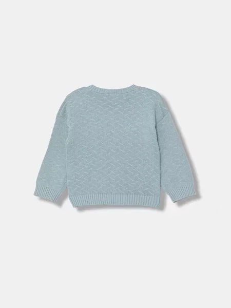 United Colors of Benetton rozepínací svetr dětský modrý