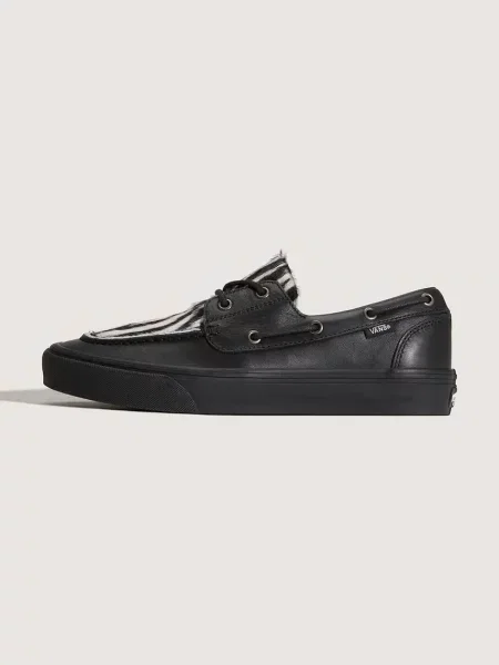 Vans Boat Shoe mocasini pentru femei din piele negru