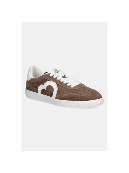 Sneakersy Love Moschino brązowe