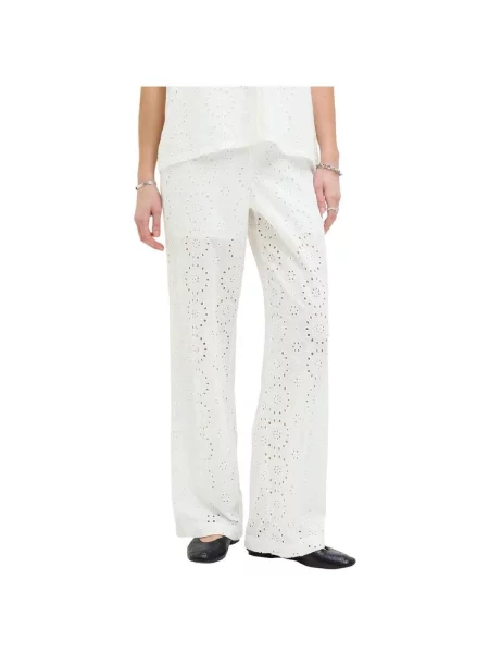 Pantaloni Jjxx alb