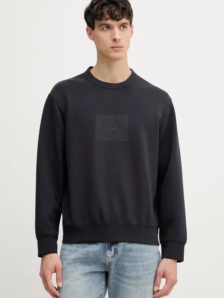 Armani Exchange hanorac pentru bărbați negru