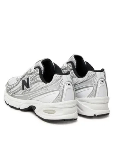 New balance Niske tenisice crna / srebro bijela