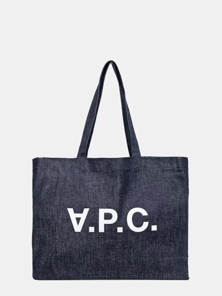 A.P.C. geantă de shopping daniela bleumarin