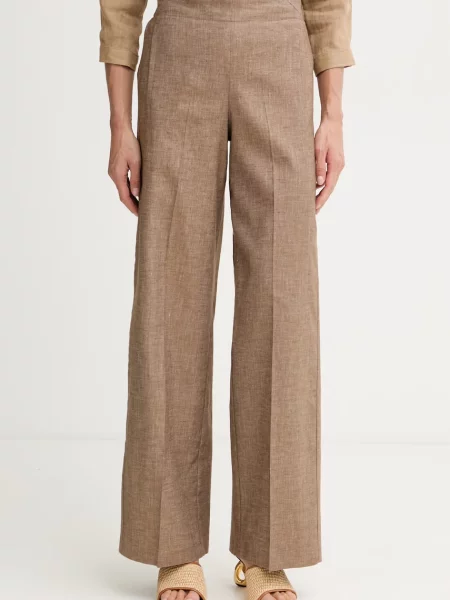 Marella pantaloni regular pentru femei cu in Emme by Marella maro