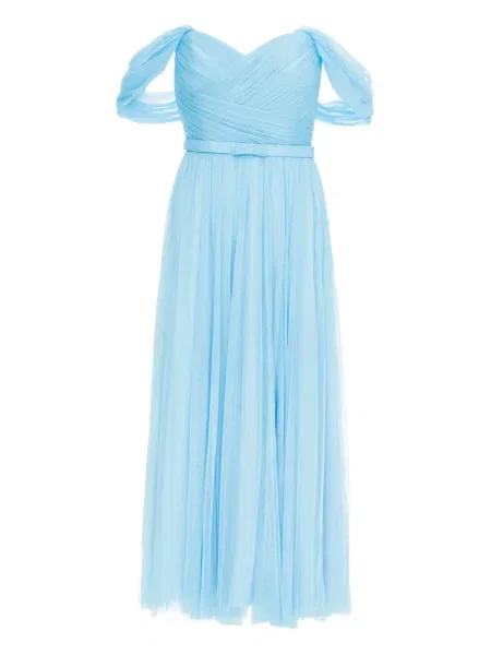 Rochie Ana Radu din tul de costum albastru