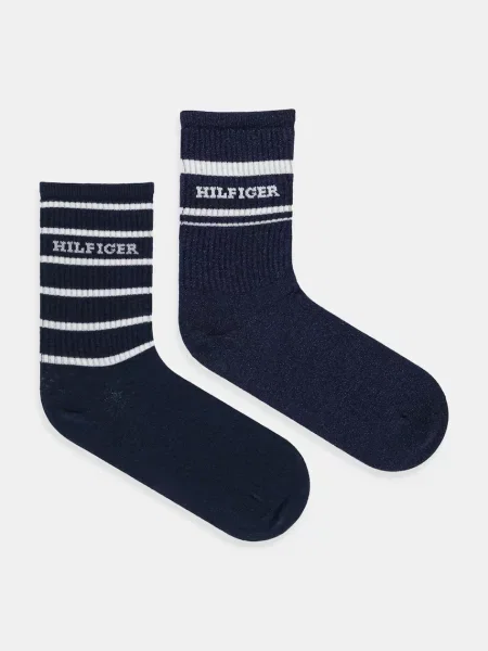 Чорапи Tommy Hilfiger 2 чифта тъмносиньо