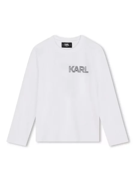 Koszulka dziecięca Karl Lagerfeld biała
