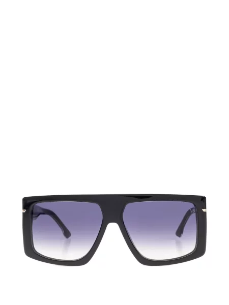 Ochelari de soare Victoria Beckham Eyewear cu imprimeu geometric negru