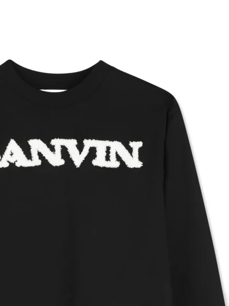 Koszulka dziecięca Lanvin Enfant czarna