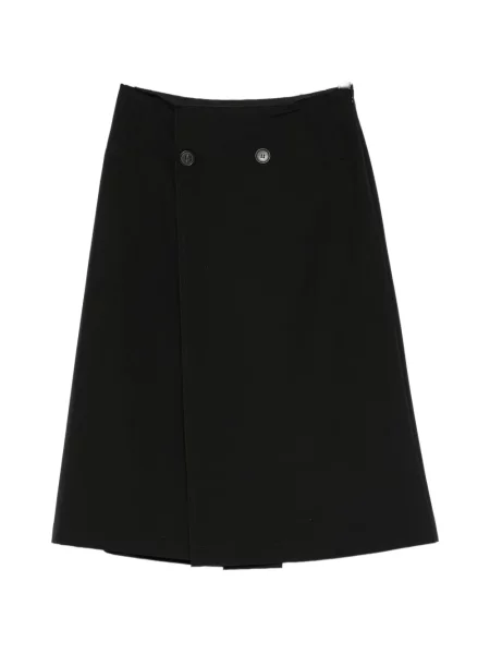 Fustă midi Mm6 Maison Margiela negru