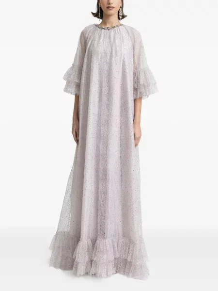 Maxi rochie maxi Gemy Maalouf cu volane