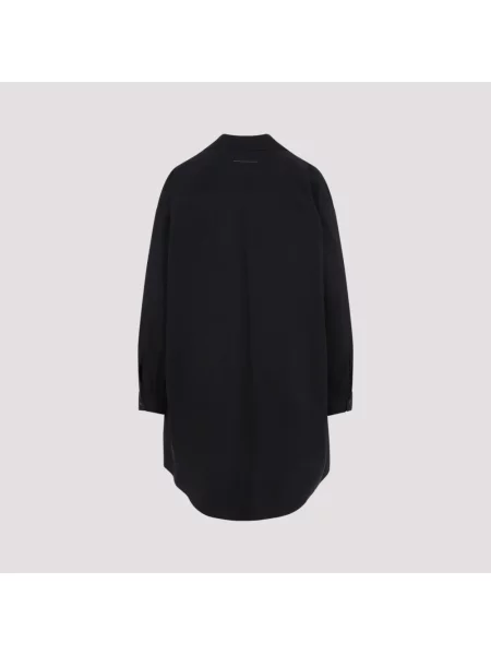 Mała mały sukienka mini Mm6 Maison Margiela z nadrukiem czarna