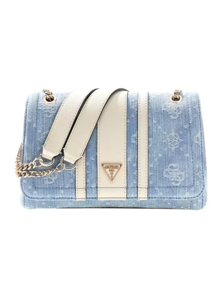 Torebka crossbody Guess niebieska