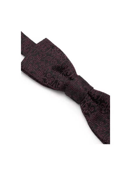 Satynowy krawat Dolce And Gabbana czarny