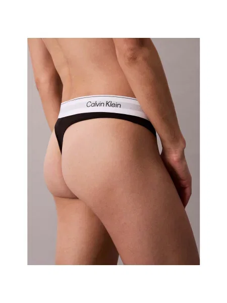 Calvin Klein Underwear Tanga / bílá černá