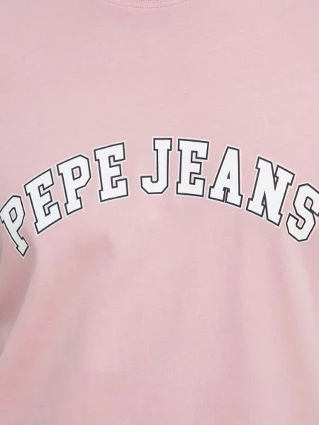 Футболка Pepe Jeans CLEMENT з принтом рожевий