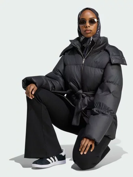 Пуховик Adidas черный