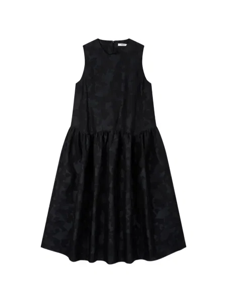 Rochie mini Tomboy cu model camuflaj de costum negru