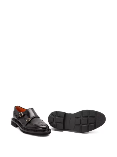 Brogues Santoni din piele negru