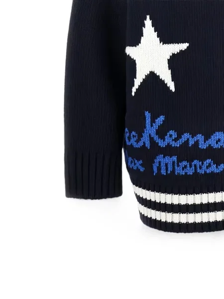 Cardigan Weekend Max Mara tricotate albastru