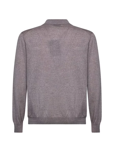 Lung tricou D4.0 de lână maro