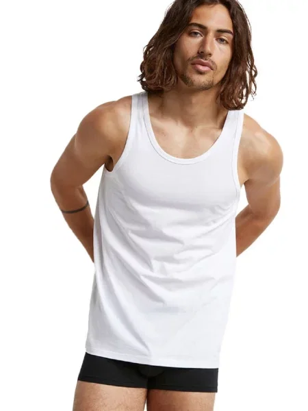 Мужская майка 2 штуки біла