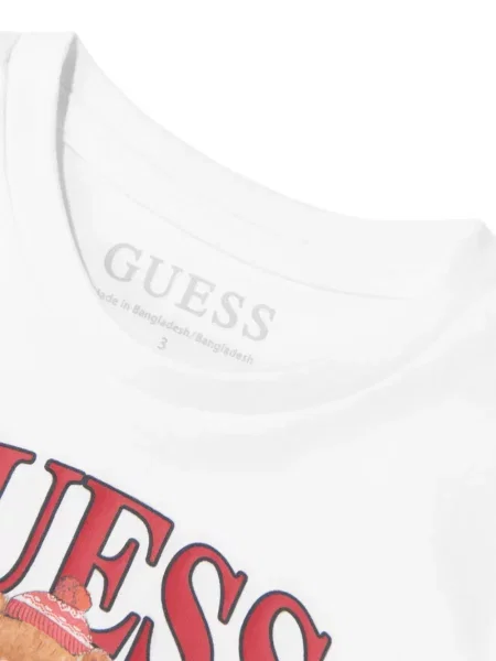Koszulka dziecięca Guess biała