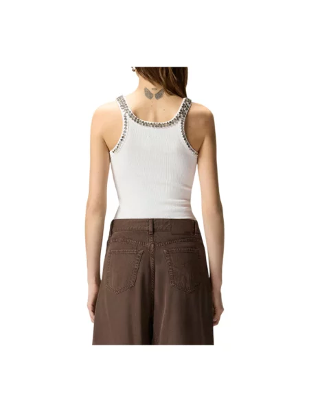 Top Pinko alb