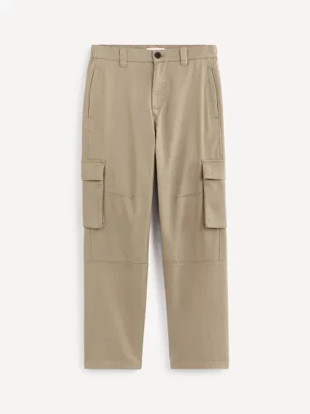 Pantaloni Celio casual bej